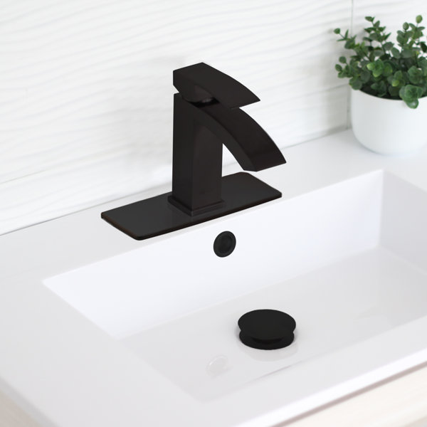 STYLISH Single Hole Bathroom Faucet Plate & Reviews Wayfair Canada